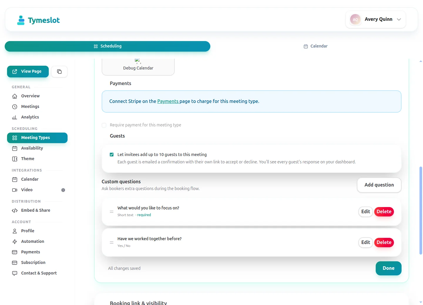 What's new in Tymeslot 1.1