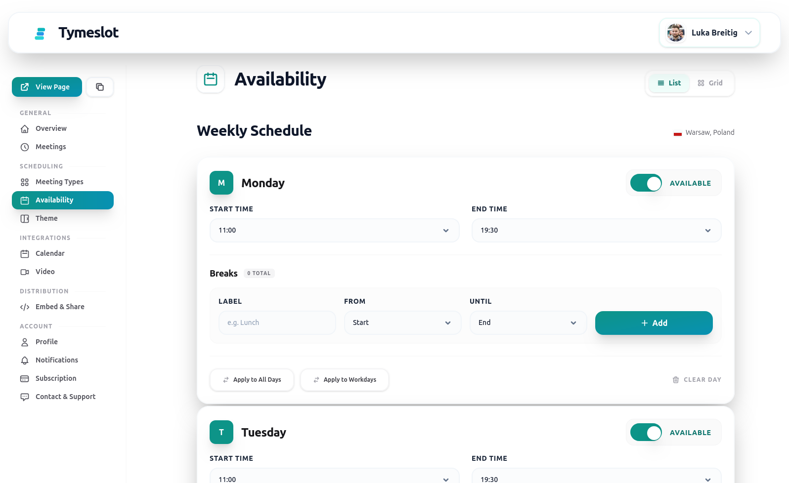 Smart Availability
